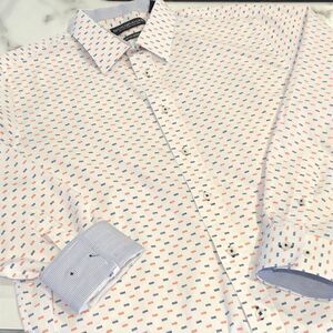 Nick Graham Stretch Modern Fit Dress Shirt Sz. 16.5-34/35